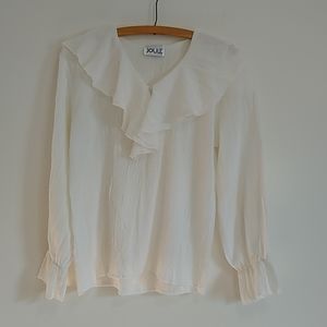 {vintage} White gauze top